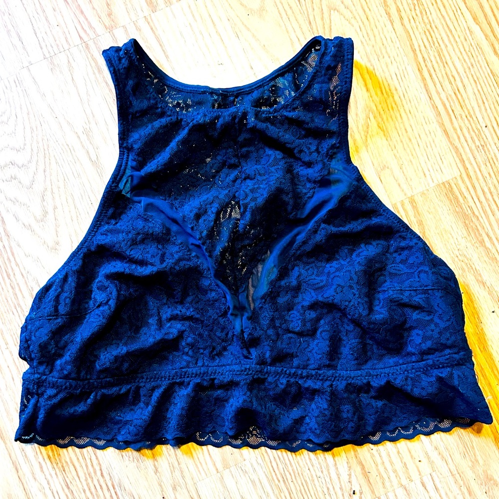 Aerie bralette dark blue sz M